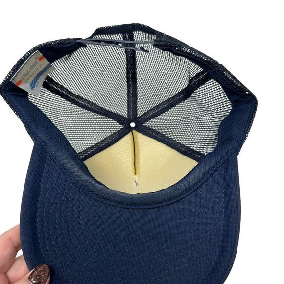 Navy Blue San Sun Hat Mesh Blind Center VAH Hines Illinois  SnapBack - Picture 6 of 6